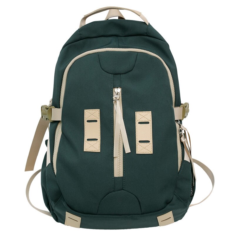 Back To School Teenager Green New Backpack Lady Men High Capacity Women Leisure Book Bag Girl Boy Travel School Male Female College Bag