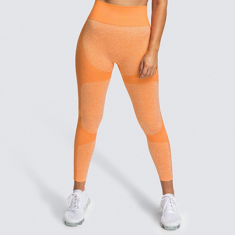 Mojoyce Cloud Hide Yoga Pants Seamless Fitness Sports Leggings High Waist Women Athletic Long Tights Girls Gym Workout Running Trousers