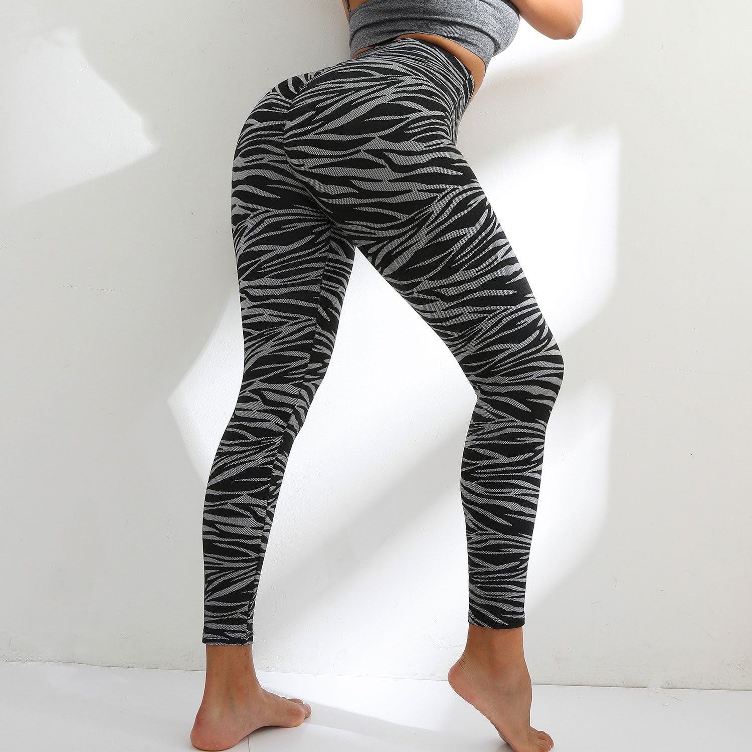 Mojoyce Leopard Yoga Leggings Women Seamless Gym Yoga Pants High Waist Sports Legging Push Up Workout Fitness Running Pants