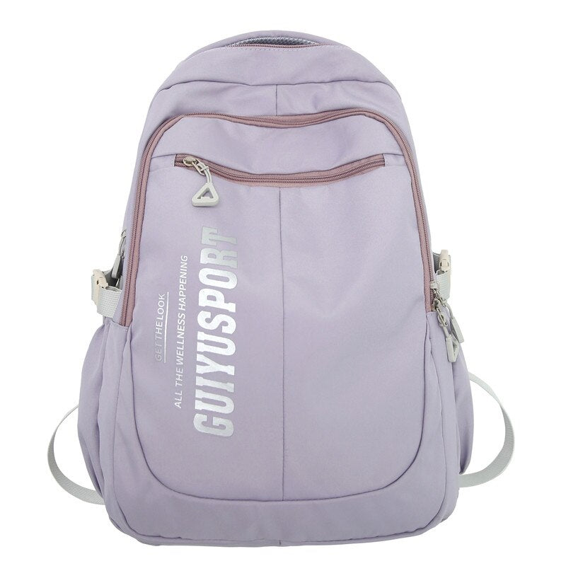 Back To School Cool Female High Capacity Laptop Student Bag Girl Travel Book Trendy Nylon Bags Ladies Women School Fashion College Backpack New