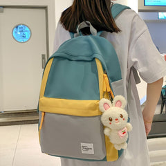 Back to School Female Cute Harajuku College Backpack Women Laptop School Bag Nylon Fashion Girl Travel Book Backpack Ladies Leisure Kawaii Bags