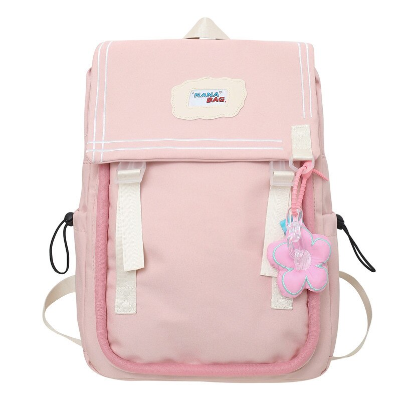 Mojoyce Fashion Ladies Kawaii Purple Travel Book Bag Women Laptop Teen Leisure Girl College Backpack Trendy Female Cute Nylon School Bag