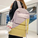 Mojoyce Waterproof Kawaii Men Women School Book Bag Cool Female Bag Trendy Nylon Travel Ladies Laptop College Backpacks Fashion