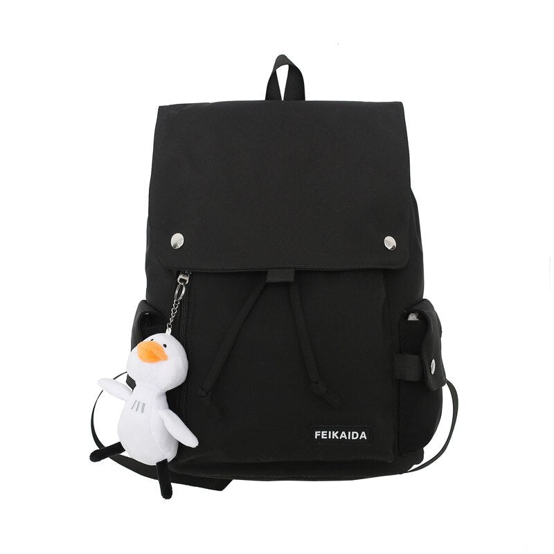 Back to School Men Women White Travel School Backpack New Female College Bag Cool Trendy Fashion Girl Boy Student Backpack Ladies Male Book Bag