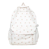 Back To School Trendy Girl Floral Print Cute Travel Book Backpack Fashion Female Laptop Student Bag New Lady College Backpack Women School Bags