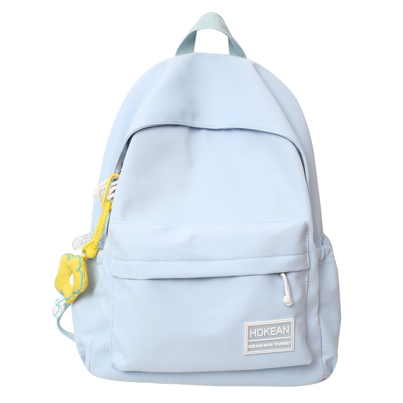 Back to School Women Nylon School Bag Girl Travel Cute Book Backpack Trendy Fashion Lady Kawaii College Backpack Cool Female Laptop Student Bag