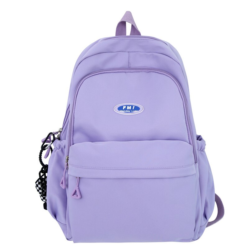 Back to School Trendy Female Cute Nylon University Backpack Women Laptop School Bag Girl Leisure College Backpack Fashion Lady Travel Book Bags