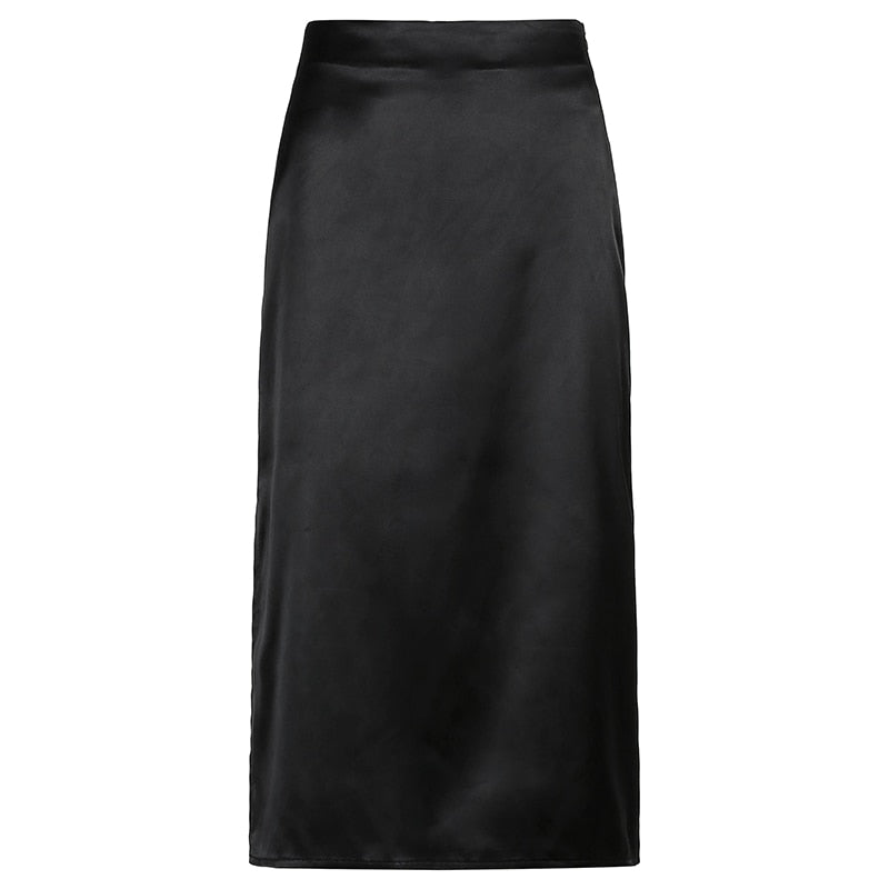 Mojoyce   Vintage Fashion Black Jacquard Low Waist Maxi Skirt Long Gothic Dark Academia Chic Summer Women's Skirts Straight Y2K