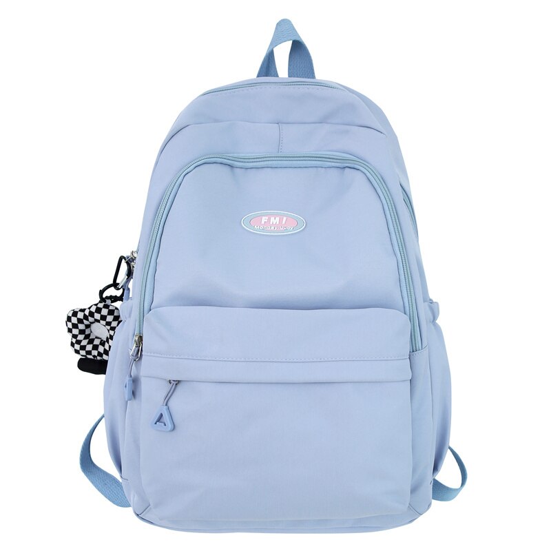 Back to School Trendy Female Cute Nylon University Backpack Women Laptop School Bag Girl Leisure College Backpack Fashion Lady Travel Book Bags