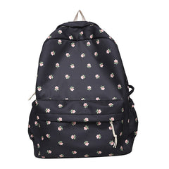 Back To School Trendy Girl Floral Print Cute Travel Book Backpack Fashion Female Laptop Student Bag New Lady College Backpack Women School Bags