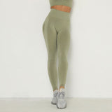 Mojoyce Gym Sport Leggings Women Seamless Yoga Pants Fitness Push Up High Waist Tights Workout Running Training Scrunch Leggings Pants