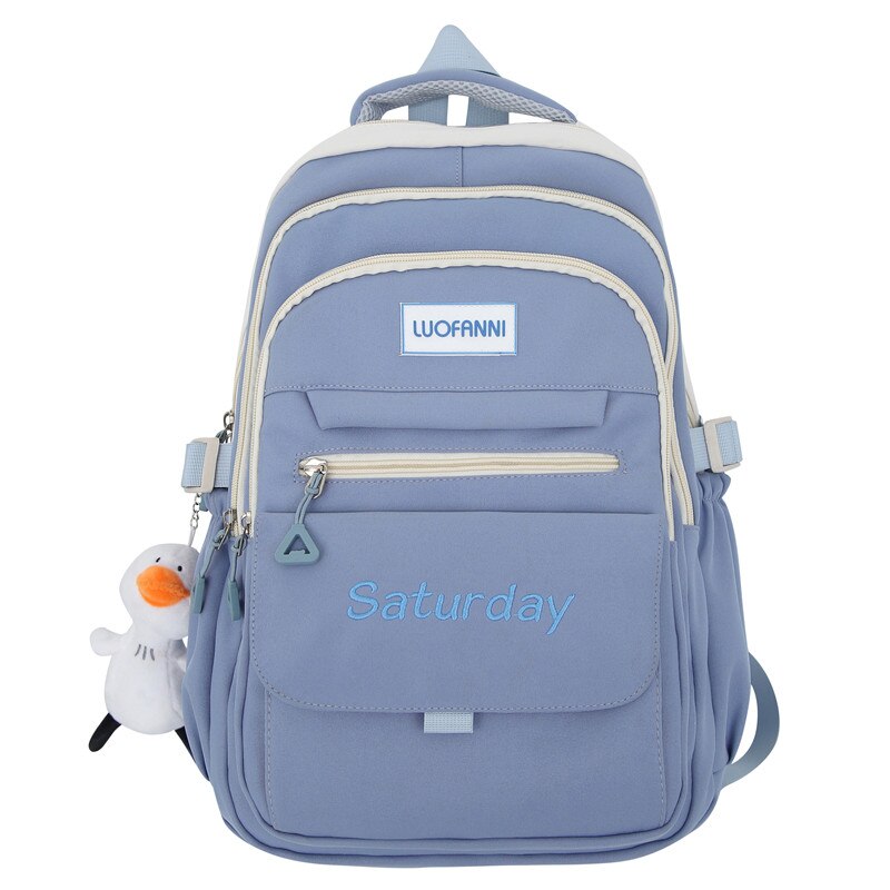 Back to School Trendy Girl Kawaii High Capacity College Backpack Cool Women Laptop School Bag Female Cute Backpack Fashion Lady Travel Book Bag