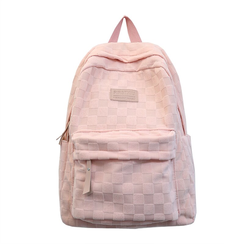 Mojoyce Female Cute Pink New Teenager Backpack Women Laptop School Bag Fashion Girl Kawaii College Backpack Trendy Lady Travel Book Bags