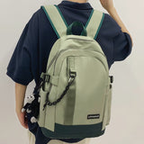 Mojoyce Fashion High Capacity Male Female Nylon College Bag Cool Lady Backpack Men Women Book Bag Girl Boy Travel School Backpack Trendy