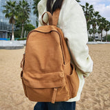 New Korean Large Capacity Canvas Backpacks Women Kawaii Students Preppy Bag for Teenage Girls Boy School Travel Backpack Bookbag