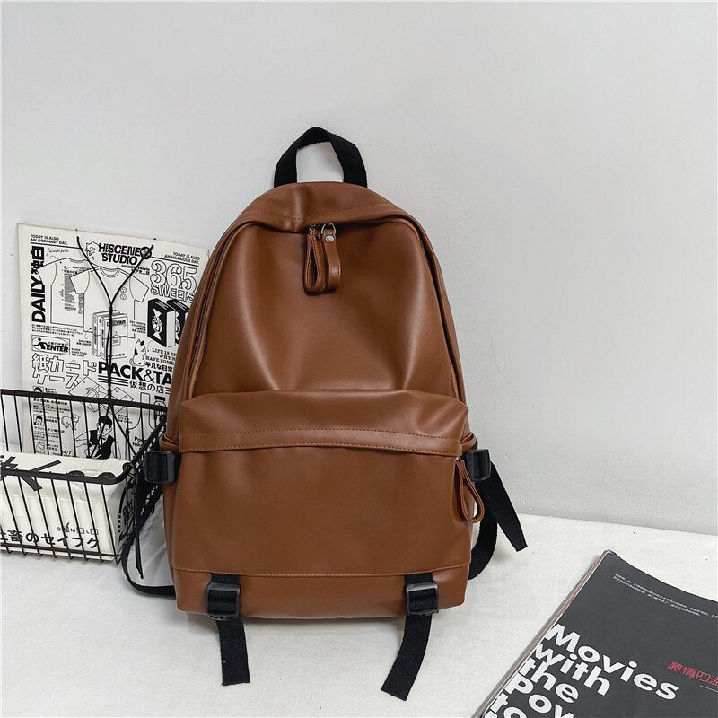 Woman Backpack Large Capacity Leather Rucksack Women's Knapsack Travel Bagpacks School Bags for Teenage Girls Mochila Back Pack