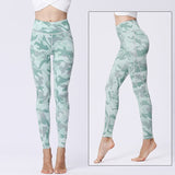 Mojoyce Cloud Hide Women Home Yoga Pants Fitness Gym Exercise Sports Leggings High Waist Sexy Long Print Tights Workout Running Trouser