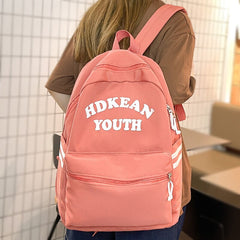 Back to School Fashion Women Travel School Bag Cool Girl Book Backpack New Female Cute Laptop Student Bag Trendy Ladies Kawaii College Backpack