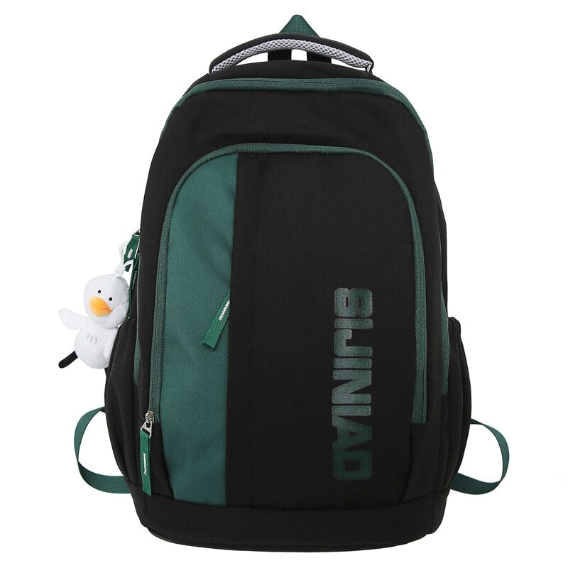 Back To School Women High Capacity Laptop School Bag Girl Leisure College Backpack Fashion Ladies Travel Trendy Female Cute Nylon Book Bag