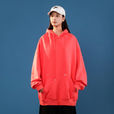 Mojoyce Woman's Sweatshirts Solid Colors Korean Female Hooded Pullovers 2022 Cotton Warm Oversized Hoodies Women