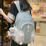 Back To School Girl Waterproof Cute Travel Student Bag Ladies Nylon College Backpack Female Laptop Backpack Trendy Cool Women Book Bags
