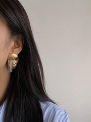 Mojoyce-Original Stylish Mask Tassels Earrings