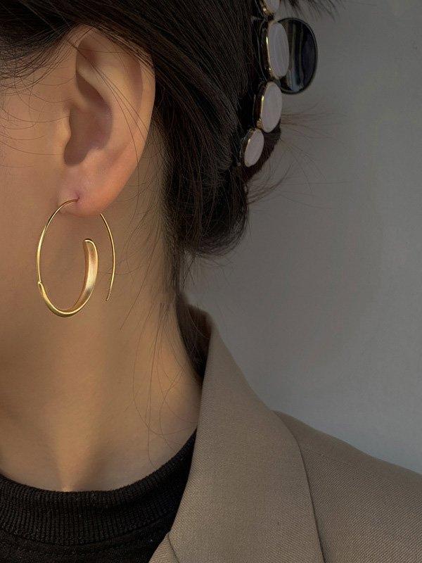 Mojoyce-Normcore Geometric Matte Earrings