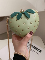 Mojoyce-Urban Strawberry Shape PU Shoulder Bag