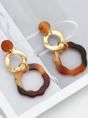 Mojoyce-Fashion Ring Big Earrings