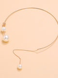 Women's necklace Chic & Modern Special Occasion Geometry Necklaces / Imitation Pearl / Fall / Winter / Spring / Summer