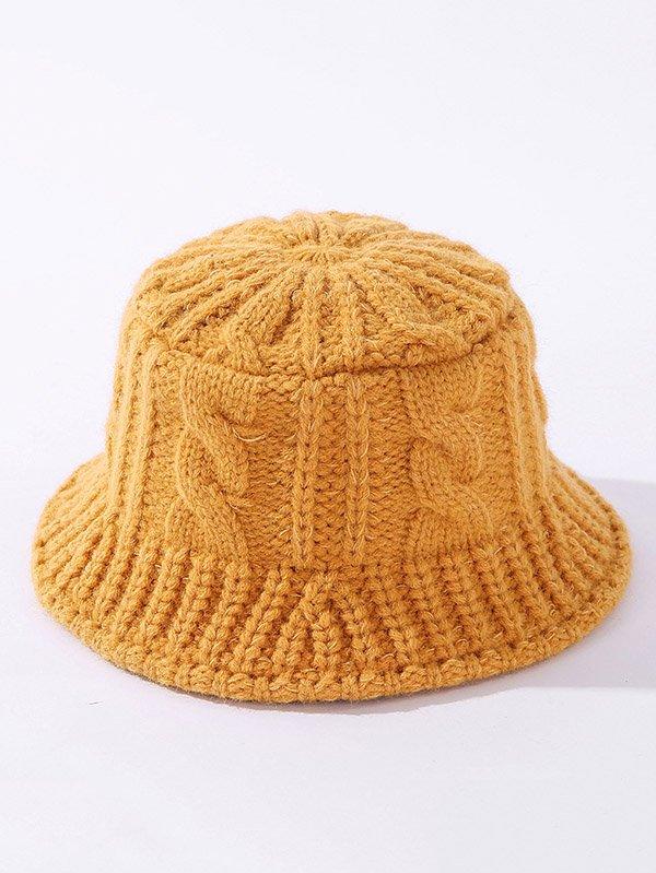 Mojoyce-Original Solid Knitting Bucket Hat