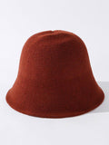 Mojoyce-Original Solid Knitting Bucket Hat