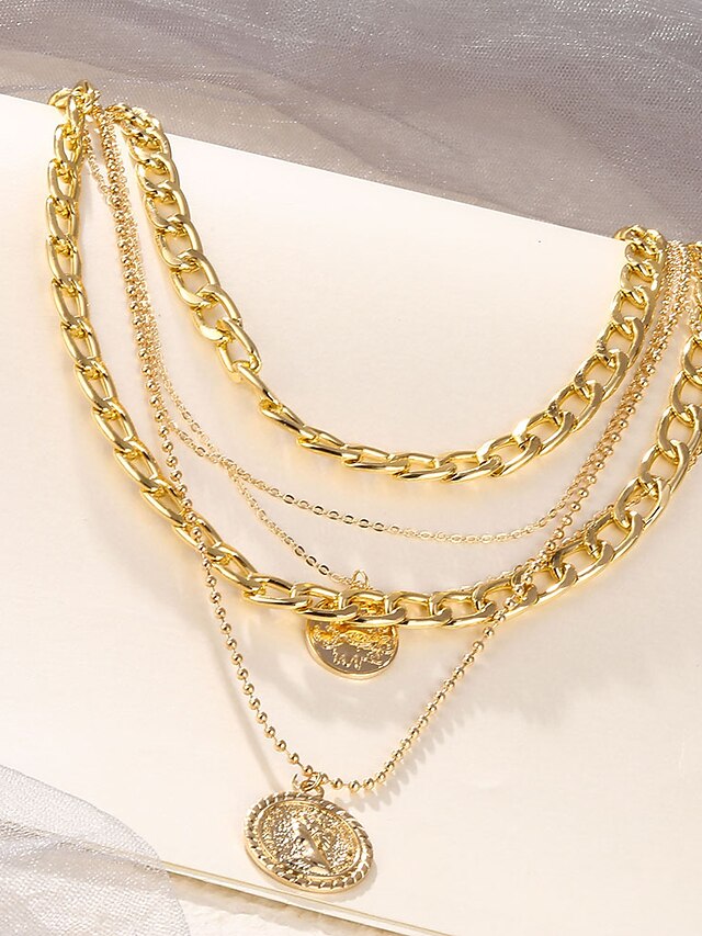 Women's necklace Fashion Street Geometry Jewelry Sets