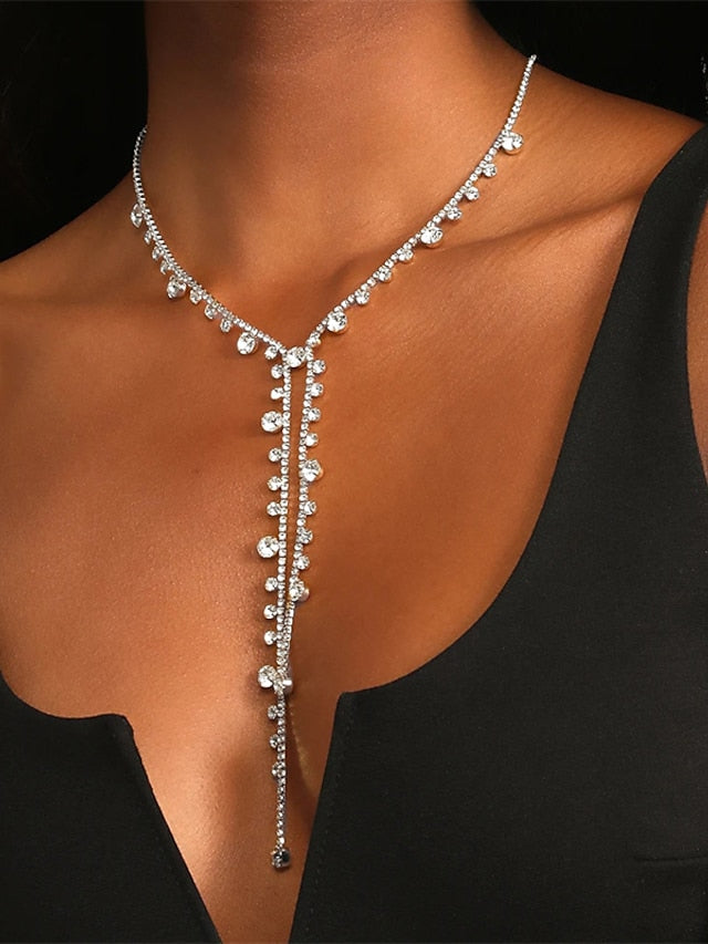 Women's necklace Fashion Street Pure Color Necklaces