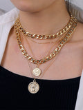 Women's necklace Fashion Street Geometry Jewelry Sets
