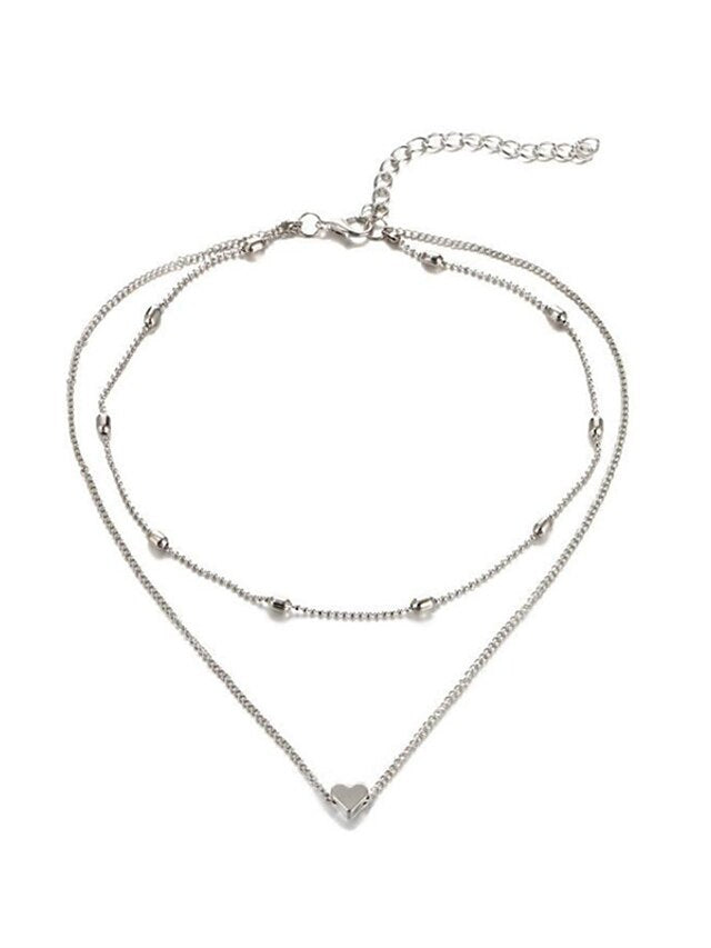 Women's necklace Fashion Outdoor Heart Necklaces