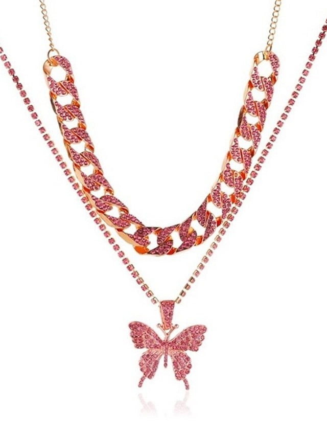 Women's necklace Chic & Modern Street Butterfly Necklaces