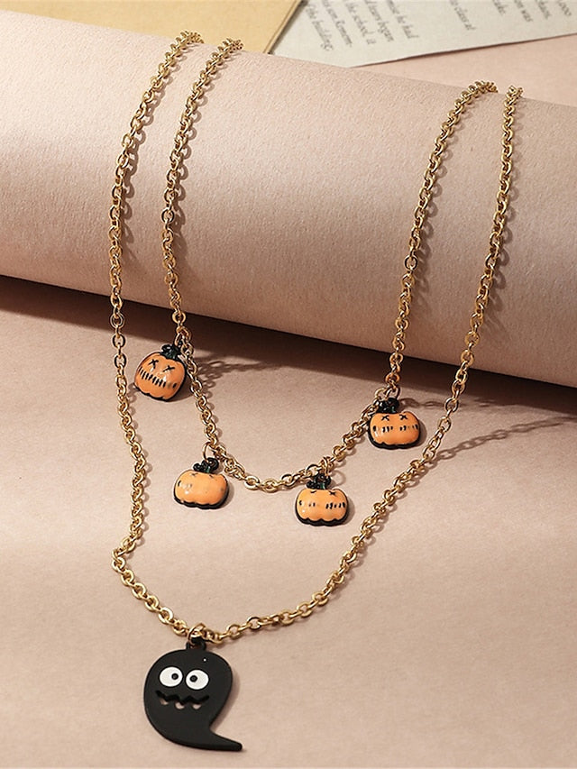 Women's necklace Special Halloween Pumpkin Necklaces